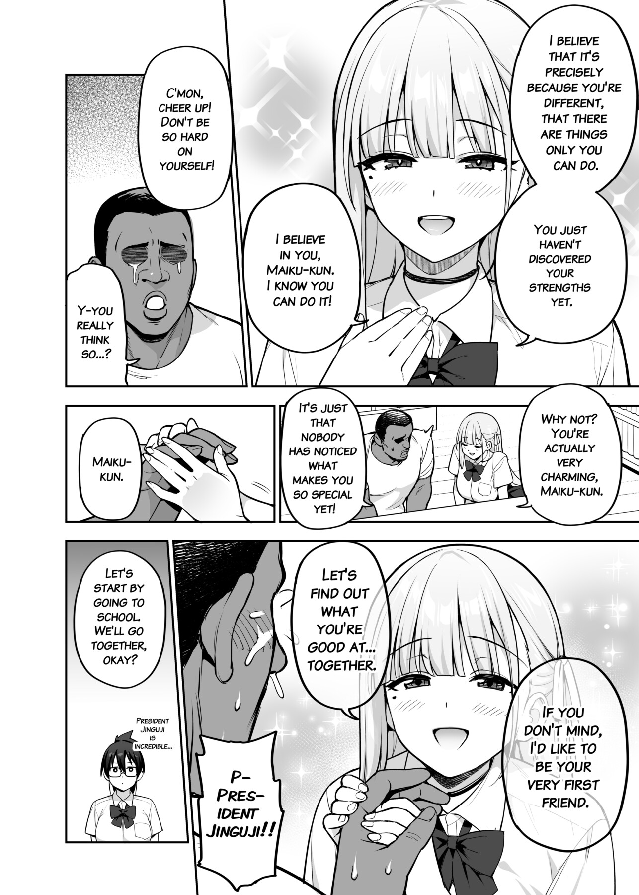 Hentai Manga Comic-About the Student Council Members' Huge Tits!-Read-35